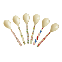 Choose Happy Print Melamine Teaspoons Rice DK